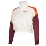 Hummel Jerome Kadın Beyaz Dik Yaka Sweatshirt, XS