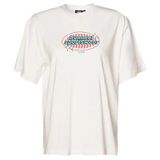 HUMMEL KADIN KISA KOL T-SHIRT HMLPATEZ OVERSIZE T-SHIRT S/S 912150 OFF WHITE L
