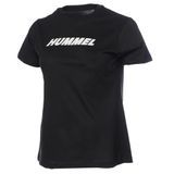 HUMMEL KADIN KISA KOL T-SHIRT hmlT-TE ELEMENTAL LOGO COTTON TEE 912016 BLACK L