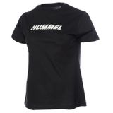 HUMMEL KADIN KISA KOL T-SHIRT hmlT-TE ELEMENTAL LOGO COTTON TEE 912016 BLACK M