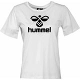 Hummel Kadın T-Shirt Hmlocen 922106-9003 Off White Renkli Nefes Alabilir Kumaş Şık Tasarım