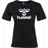 Hummel Kadın Tişört 922106-2001 Siyah Desenli Nefes Alabilir Kumaş ve Şık Tasarım 922106-2001001 - XS