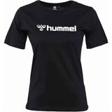 Hummel Kadın Tişört Spor ve Günlük Kombin İçin Rahat Kesim 2024 Sezonsuz - Siyah - XS