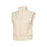 Hummel Kadın Yelek Rahat Kesim Kalıbı ve Dik Yaka ile Günlük Kullanıma Uygun - Ekru - 2XL