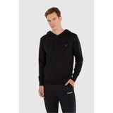 Hummel Lenz Knit Erkek Gri Kapüşonlu Sweatshirt, XL