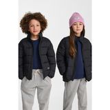 Hummel Lightweight Puffer Dik Yaka Mont Erkek Çocuk 4 Yaş Siyah Renk Konforlu Kesim