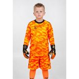 Hummel Line Çocuk Kaleci Forma Takımları Üçlü Takım Forma+Şort+Çorap - Turuncu - 11 - 12 Yaş