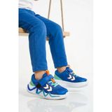 Hummel Mavi Fileli Hafif Esnek Erkek Çocuk Spor Ayakkabı 900888 Hml Orıo Jr