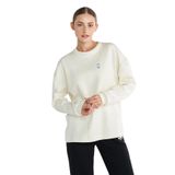 Hummel Melton Kadın Ekru Bisiklet Yaka Sweatshirt, M