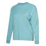 Hummel Melton Kadın Mavi Bisiklet Yaka Sweatshirt, M