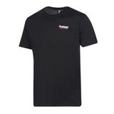Hummel Member Erkek Siyah Yuvarlak Yaka Tişört
