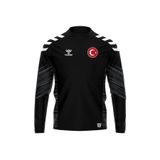 hummel Milli Takım Line Antrenman Eşofman Üstü Siyah
