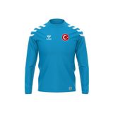 hummel Milli Takım Line Antrenman Eşofman Üstü Turkuaz