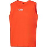 Hummel Nayeli Erkek Çocuk Beyaz Yuvarlak Yaka Atlet - 14 Yaş - Turuncu