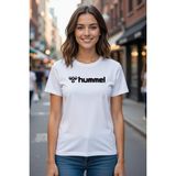 Hummel Nesle S/s 912031-9001 Beyaz Kadın T-Shirt - XL