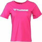Hummel Nesle T-Shırt S/s Kadın Tişört 912031-3440HOT Pınk - XS - 63-Pembe