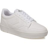 Hummel Nielsen Unisex Günlük Spor Ayakkabı 207897-9001 Beyaz Kauçuk Tabanlı Poliüretan Malzeme