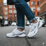 Hummel Performance 930 Unisex Spor Ayakkabı 900911-9101 40 - Beyaz-Lacivert