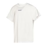 Hummel Peter Oversize Erkek Çocuk Beyaz Yuvarlak Yaka Tişört;Beyaz 6 Yaş