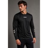 hummel Reg T-Shirt L/S Siyah Erkek Günlük Rahat Spor Tişört