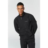 Hummel Regular Fit Logo Baskılı Dik Yaka Kanguru Cepli Erkek Eşofman Üstü 921678-2001 SİYAH