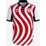 Hummel Samsunspor Kırmızı Beyaz 2025-2026 Sezonu Çubuklu Forma