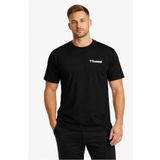 hummel Siyah Düz Erkek Basic Tişört