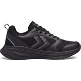 Hummel Siyah-Siyah Unisex Fileli Hafif Esnek Yürüyüş Koşu ve Spor Ayakkabı - 00 - Siyah