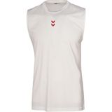 Hummel Somero Erkek Beyaz Yuvarlak Yaka Atlet - XL