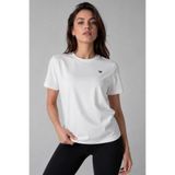 hummel T-Ic Icona Regular Beyaz Kadın Pamuklu Basic T-Shirt