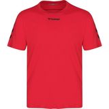 Hummel T-Mt Erkek Kırmızı Yuvarlak Yaka Tişört