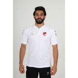 Hummel Tff Hakem Armin Pamuklu Bebe Yaka Tişört Beyaz L - 001-Beyaz