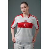 Hummel Türkiye Milli Takım Forması Tek Üst (Dünya Kupasını Formanla Izle !!!) - XS - Beyaz