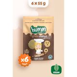 Hummorganic Organik Tahinli ve Pekmezli Vegan Kurabiye Atıştırmalık Paketi - 6 adet