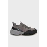 Humtto Deri Karışımlı Bağcıklı Sneaker Bayan Ayakkabı 679-350354B2 KOYU GRİ
