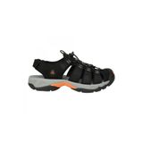 HUMTTO Erkek Outdoor Sandaleti, Siyah/Turuncu, 44 Beden