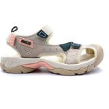 Humtto HM740093B Kadın Bej Cırtlı Outdoor Trekking Spor Sandalet Suya Dayanıklı Tekstil Malzeme
