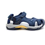 Humtto HM9601 Burnu Kapalı Lacivert Cırtlı Erkek Outdoor Trekking Spor Sandalet