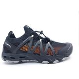 Humtto HT620829A Outdoor Plaj Deniz Aqua Fileli Siyah Erkek Spor Sandalet Ayakkabı