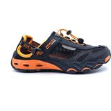 Humtto HTT1605 Erkek Tekking Outdoor Aqua Siyah Turuncu Spor Sandalet Ayakkabı - Siyah - Turuncu