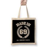 Humuts 1969 Made In 69 All Genuine Parts Bez Kadın Günlük Çanta