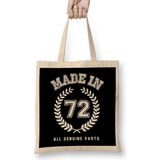 Humuts 1972 Made in 72 All Genuine Parts Bez Kadın Günlük Çanta