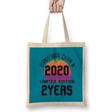 Humuts 2020 Birthday Gift - Made, Born In 2020 Gift - 2 Year Old Birthday Gift Vintage Style Bez Çanta