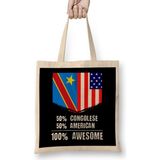 Humuts 50% Colombian 50% American 100% Awesome Immigrant Bez Kadın Günlük Çanta