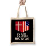 Humuts 50% Curacaoan 50% American 100% Awesome Immigrant Bez Kadın Günlük Çanta