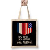 Humuts 50% Dominican 50% American 100% Awesome Immigrant Bez Çanta