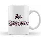Humuts A Plus Student Cute A+ Student Awesome Honor Roll Student School Kupa Bardak