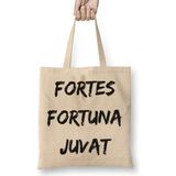 Humuts A Sorte Favorece Os Fortes Fortes Fortuna Juvat Bez Uzun Saplı Açık Bej Rengi Çanta