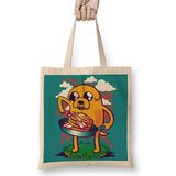Humuts Adventure Time Bacon Pancakes 03 Bez Uzun Saplı Açık Bej Rengi Çanta