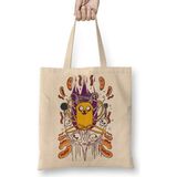 Humuts Adventure Time Bacon Pancakes Bez Uzun Saplı Açık Bej Rengi Çanta